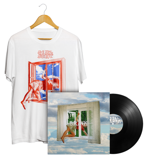 Black Vinyl (180gms) + T-Shirt Bundle